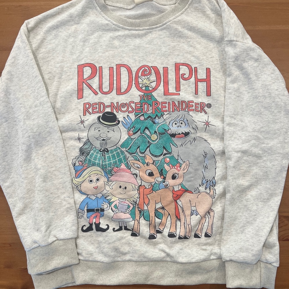 Rudolph the red-nosed reindeer Christmas sweatshirt